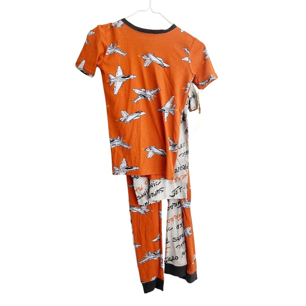 12 New Carter's 4 Piece Kids Airplane Print Pajamas
